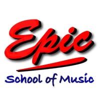 The logo of Epic School of Music, located in Hurstville, Sydney, Australia. The logo features bold and stylized typography, with the word 'Epic' in a vibrant color that catches attention. The text 'School of Music' appears beneath it, conveying the school's focus and specialization. The logo represents a fusion of creativity, professionalism, and a passion for music education. It serves as a visual representation of the institution's identity and commitment to providing high-quality music education in the Hurstville area of Sydney.
